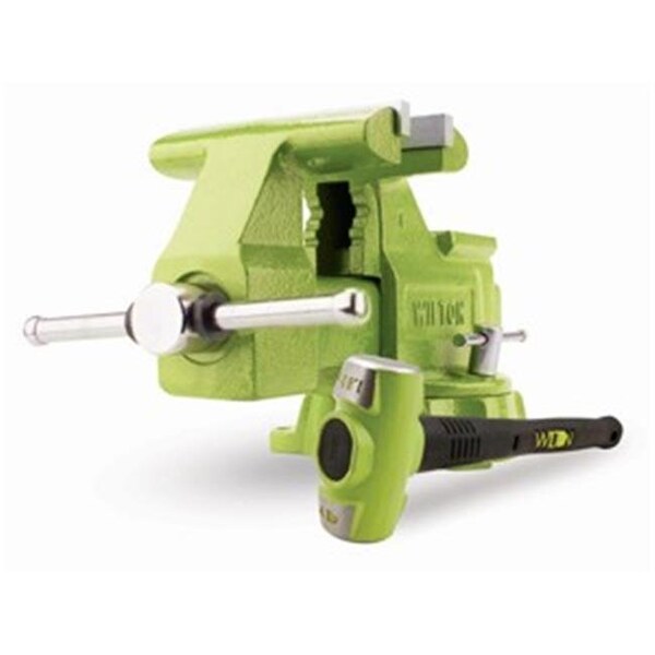 Walter Meier Walter Meier Manufacturing WL11128BH Bash Green 6.5 in. Utility Benchvise & Sledge Hammer WL11128BH - main